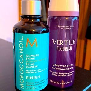 Moroccan oil And virtue styling treatments
